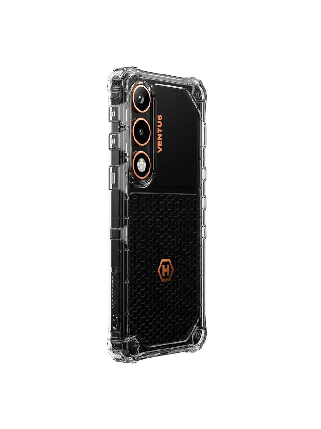 Hammer Ventus 5G | Smartphone | Black | 6.77 " | AMOLED | 2392 x 1080 pixels | MediaTek | Dimensity 7100 | Internal RAM 8 GB | 256 GB | Dual SIM | 3G | 4G | 5G | Main camera resolution 108 MP | Android | Secondary camera resolution 32 MP | 16 | 5000 mAh 4