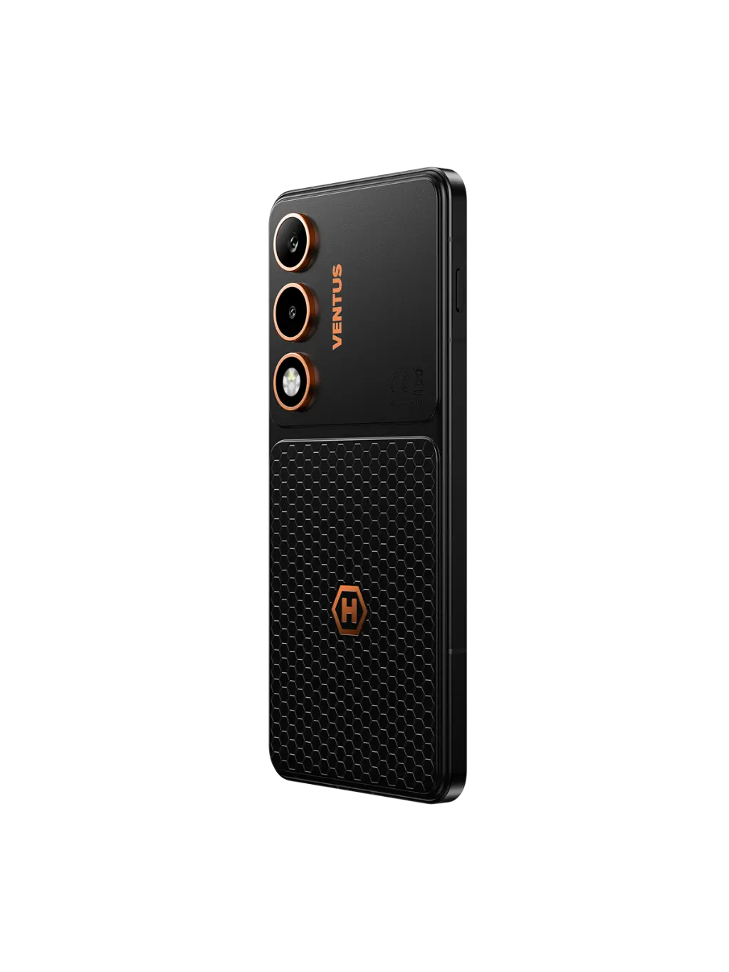 Hammer Ventus 5G | Smartphone | Black | 6.77 " | AMOLED | 2392 x 1080 pixels | MediaTek | Dimensity 7100 | Internal RAM 8 GB | 256 GB | Dual SIM | 3G | 4G | 5G | Main camera resolution 108 MP | Android | Secondary camera resolution 32 MP | 16 | 5000 mAh 6