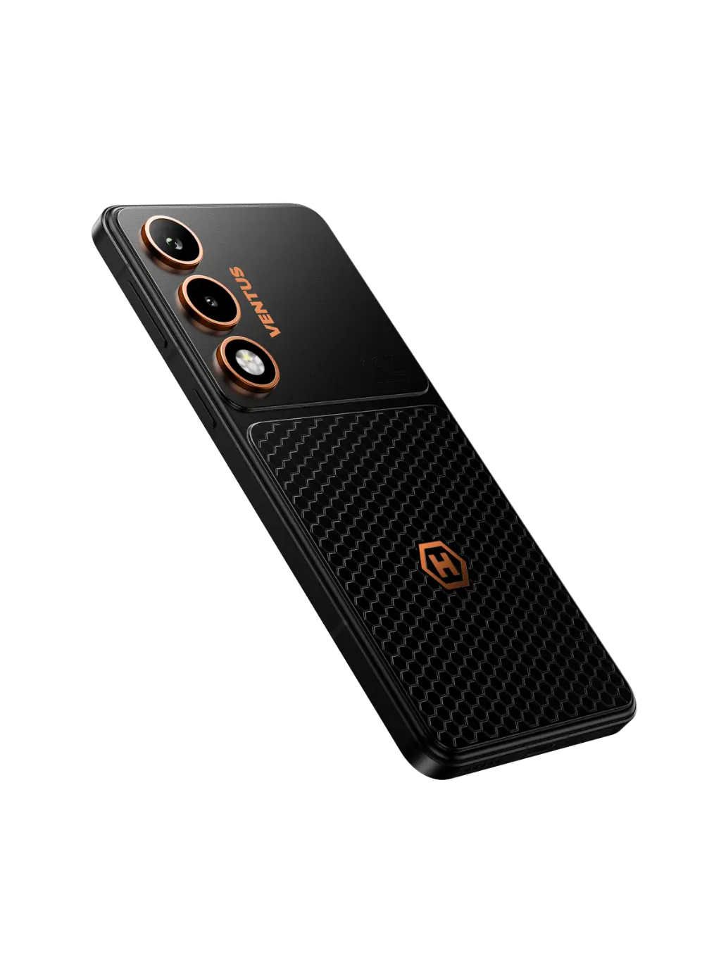 Hammer Ventus 5G | Smartphone | Black | 6.77 " | AMOLED | 2392 x 1080 pixels | MediaTek | Dimensity 7100 | Internal RAM 8 GB | 256 GB | Dual SIM | 3G | 4G | 5G | Main camera resolution 108 MP | Android | Secondary camera resolution 32 MP | 16 | 5000 mAh 8