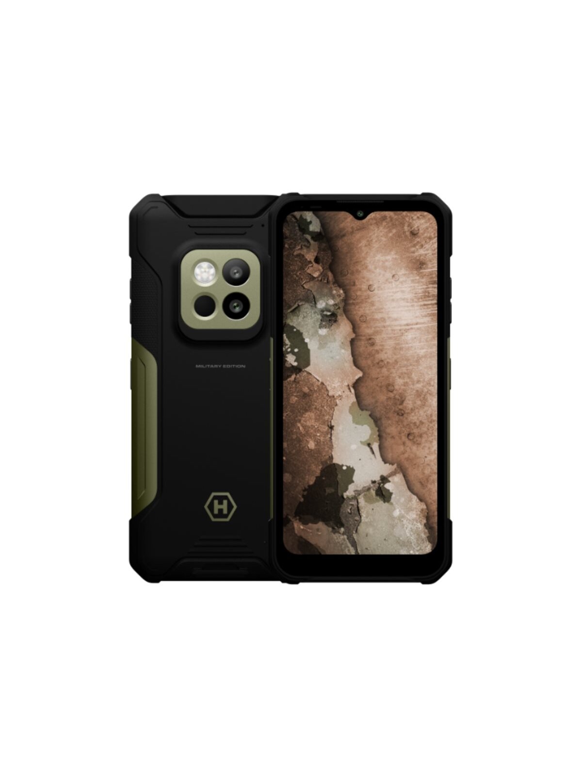 Hammer | Construction | 2 Thermal 5G Military Edition | Green | 6.58 " | IPS | 1080 x 2408 pixels | Mediatek | Dimensity 6300 | Internal RAM 8 GB | 256 GB | microSD | Dual SIM | Nano SIM + eSIM | 3G | 4G | 5G | Main camera resolution 108 MP | Secondary ca
