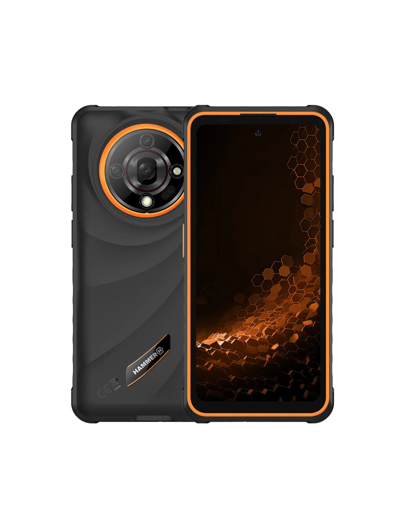 Hammer | Iron 6 | Orange | 6.56 " | IPS | 1612 x 720 pixels | Mediatek | Dimensity 6300 | Internal RAM 8 GB | 256 GB | Dual SIM | 3G | 4G | 5G | Main camera resolution 64 MP | Android | 15 | 6050 mAh Hammer | Iron 6 | Orange | 6.56 " | IPS | 1612 x 720 pixels | Mediatek | Dimensity 6300 | Internal RAM 8 GB | 256 GB | Dual SIM | 3G | 4G | 5G | Main camera resolution 64 MP | Android | 15 | 6050 mAh