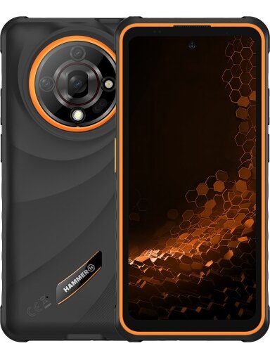 Hammer | Iron 6 | Black | 6.56 " | IPS | 1612 x 720 pixels | Mediatek | Internal RAM 6 GB | 128 GB | Dual SIM | 4G | Main camera resolution 48 MP | Android | 14 | 6050 mAh Hammer | Iron 6 | Black | 6.56 " | IPS | 1612 x 720 pixels | Mediatek | Internal RAM 6 GB | 128 GB | Dual SIM | 4G | Main camera resolution 48 MP | Android | 14 | 6050 mAh