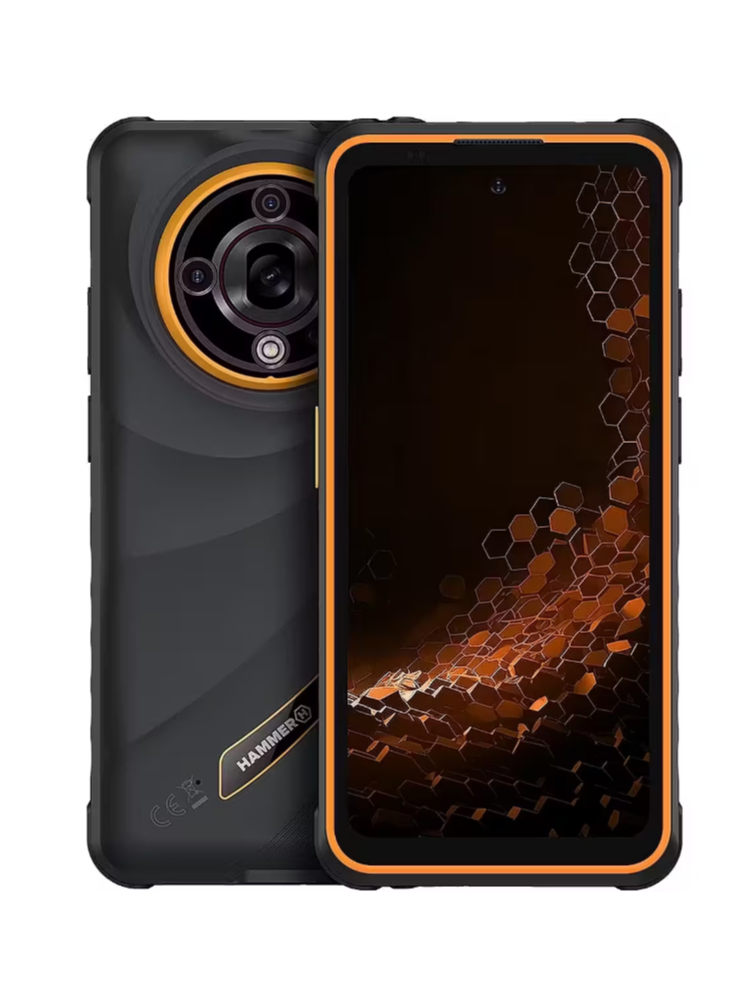 Hammer Iron 6 | Orange | 6.56 " | IPS | 1612 x 720 pixels | Mediatek | Dimensity 6300 | Internal RAM 6 GB | 128 GB | microSD | Dual SIM | 4G | 5G | Main camera resolution 64 MP | Android | 15 | 6050 mAh 1
