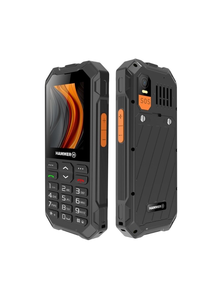 Hammer 6 LTE | Black | 2.4 " | IPS | 48 MB | 128 MB | Dual SIM | Nano SIM | 3G | Bluetooth | 2.1 | USB version Type-C | Built-in camera | Main camera resolution 2 MP | 2500 mAh 9 Hammer 6 LTE | Black | 2.4 " | IPS | 48 MB | 128 MB | Dual SIM | Nano SIM | 3G | Bluetooth | 2.1 | USB version Type-C | Built-in camera | Main camera resolution 2 MP | 2500 mAh 9