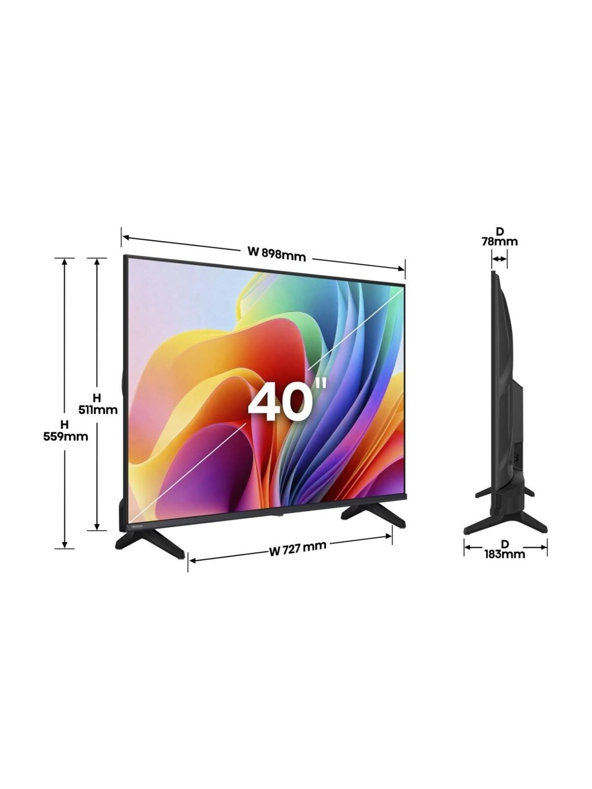 Hisense 40A4S 40" (100 cm) Full HD Smart TV | Hisense 2