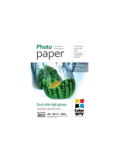 High Glossy dual-side Photo Paper | 220 g/m² | A4
