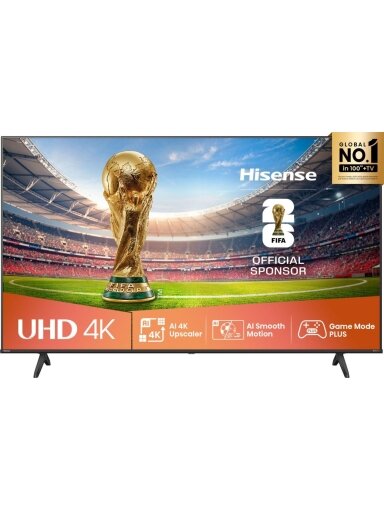 Hisense 4K TV | 75A6Q | 75 | Smart TV | VIDAA Smart OS | UHD | Black