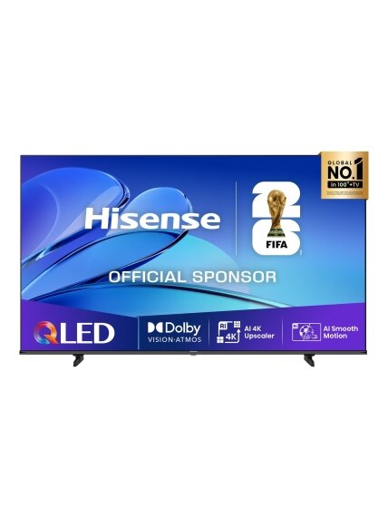 Hisense UHD QLED Smart TV | 55E7Q | 55" | Smart TV | VIDAA OS | UHD | Black