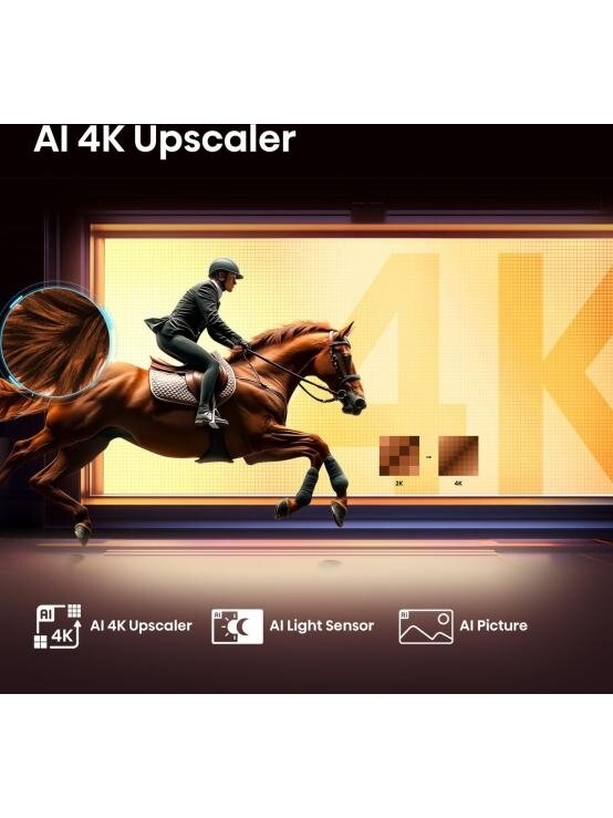 Hisense UHD QLED Smart TV | 55E7Q | 55" | Smart TV | VIDAA OS | UHD | Black 4