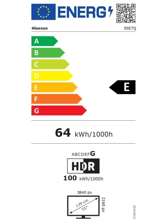 Hisense UHD QLED Smart TV | 55E7Q | 55" | Smart TV | VIDAA OS | UHD | Black 8 Hisense UHD QLED Smart TV | 55E7Q | 55" | Smart TV | VIDAA OS | UHD | Black 8