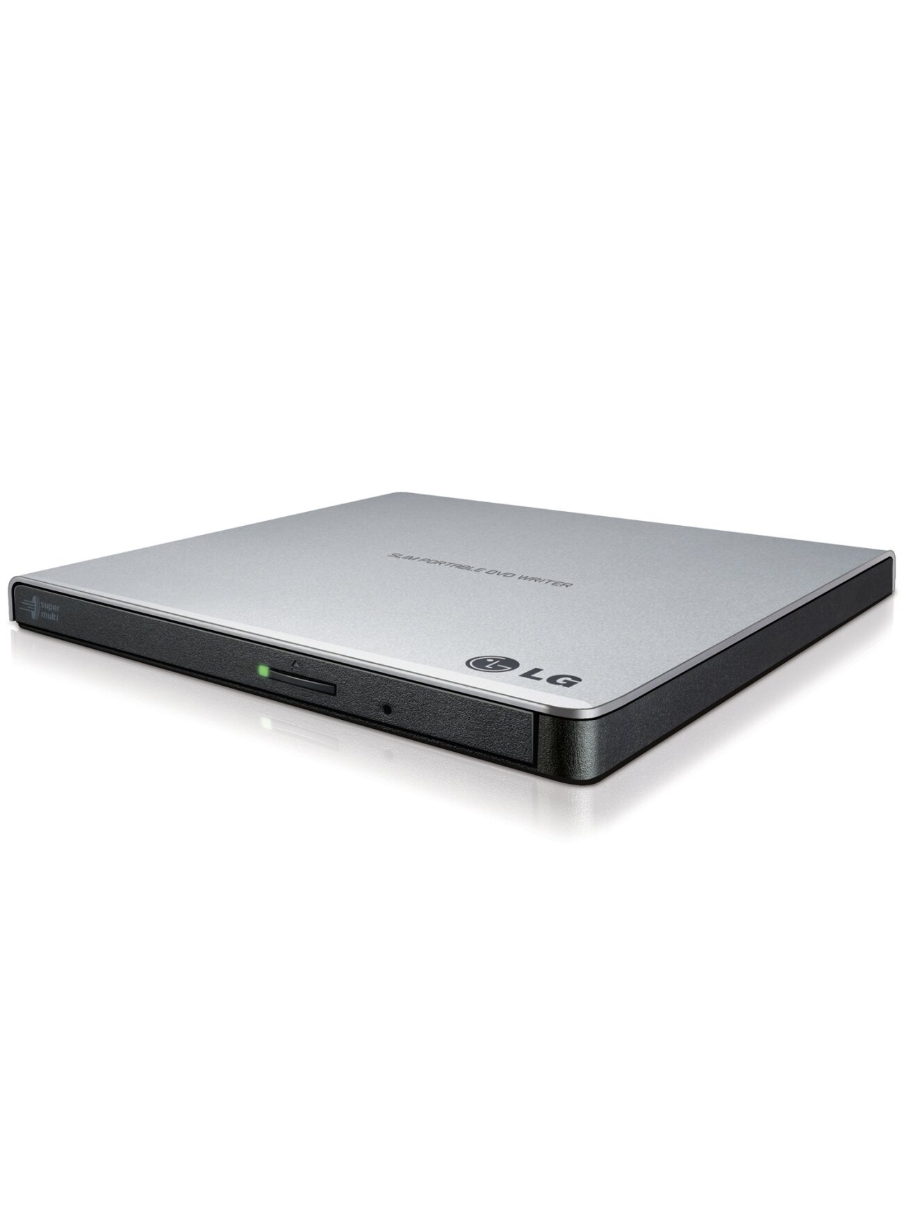 H.L Data Storage | Ultra Slim Portable DVD-Writer | GP57ES40 | Interface USB 2.0 | DVD±R/RW | CD read speed 24 x | CD write speed 24 x | Silver | Desktop/Notebook H.L Data Storage | Ultra Slim Portable DVD-Writer | GP57ES40 | Interface USB 2.0 | DVD±R/RW | CD read speed 24 x | CD write speed 24 x | Silver | Desktop/Notebook