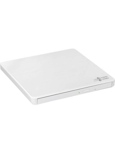 H.L Data Storage | Ultra Slim Portable DVD-Writer | GP60NW60 | Interface USB 2.0 | DVD±R/RW | CD read speed 24 x | CD write speed 24 x | White | Desktop/Notebook H.L Data Storage | Ultra Slim Portable DVD-Writer | GP60NW60 | Interface USB 2.0 | DVD±R/RW | CD read speed 24 x | CD write speed 24 x | White | Desktop/Notebook