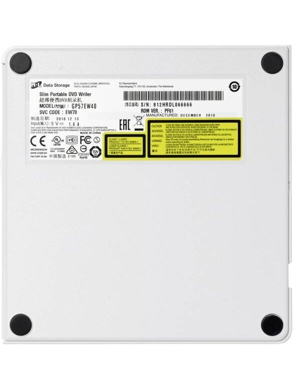 H.L Data Storage | Ultra Slim Portable DVD-Writer | GP60NS60 | Interface USB 2.0 | DVD±R/RW | CD read speed 24 x | CD write speed 24 x | Silver | Desktop/Notebook 3 H.L Data Storage | Ultra Slim Portable DVD-Writer | GP60NS60 | Interface USB 2.0 | DVD±R/RW | CD read speed 24 x | CD write speed 24 x | Silver | Desktop/Notebook 3