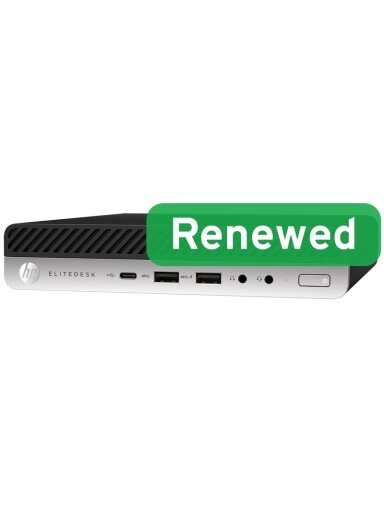 HP Renewed Grade A | EliteDesk 800 G4 | Intel Core i5 | i5-8500T | 8 GB | SSD | 256 GB | Intel UHD Graphics 630 | Windows 11 Pro HP Renewed Grade A | EliteDesk 800 G4 | Intel Core i5 | i5-8500T | 8 GB | SSD | 256 GB | Intel UHD Graphics 630 | Windows 11 Pro