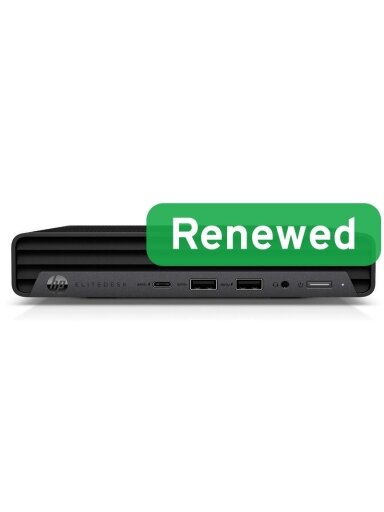 HP Renewed Grade A | EliteDesk 800 G6 Desktop Mini | Intel Core i5 | i5-10500T | 16 GB | SSD | 256 GB | Intel UHD Graphics 630 | Windows 11 Pro