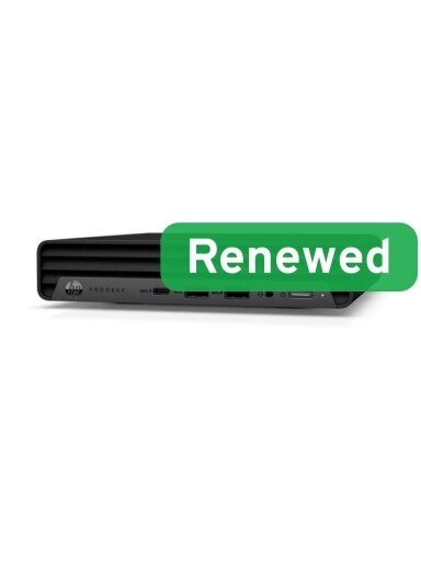 HP Renewed Grade A | ProDesk 400 G6 Desktop Mini | Intel Core i5 | i5-10500T | 16 GB | SSD | 256 GB | Intel UHD Graphics 630 | Windows 11 Pro