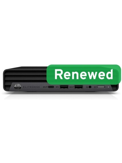 HP Renewed Grade B | EliteDesk 805 G6 Desktop Mini | AMD Ryzen 5 PRO | 4650GE | 16 GB | SSD | 256 GB | AMD Radeon Graphics | Windows 11 Pro