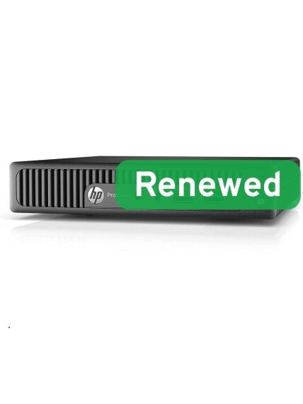 HP Renewed Grade B | ProDesk 400 G2 DM | Intel Core i3 | i3‑6100T | 8 GB | SSD | 128 GB | Intel HD Graphics 530 | Windows 11 Home