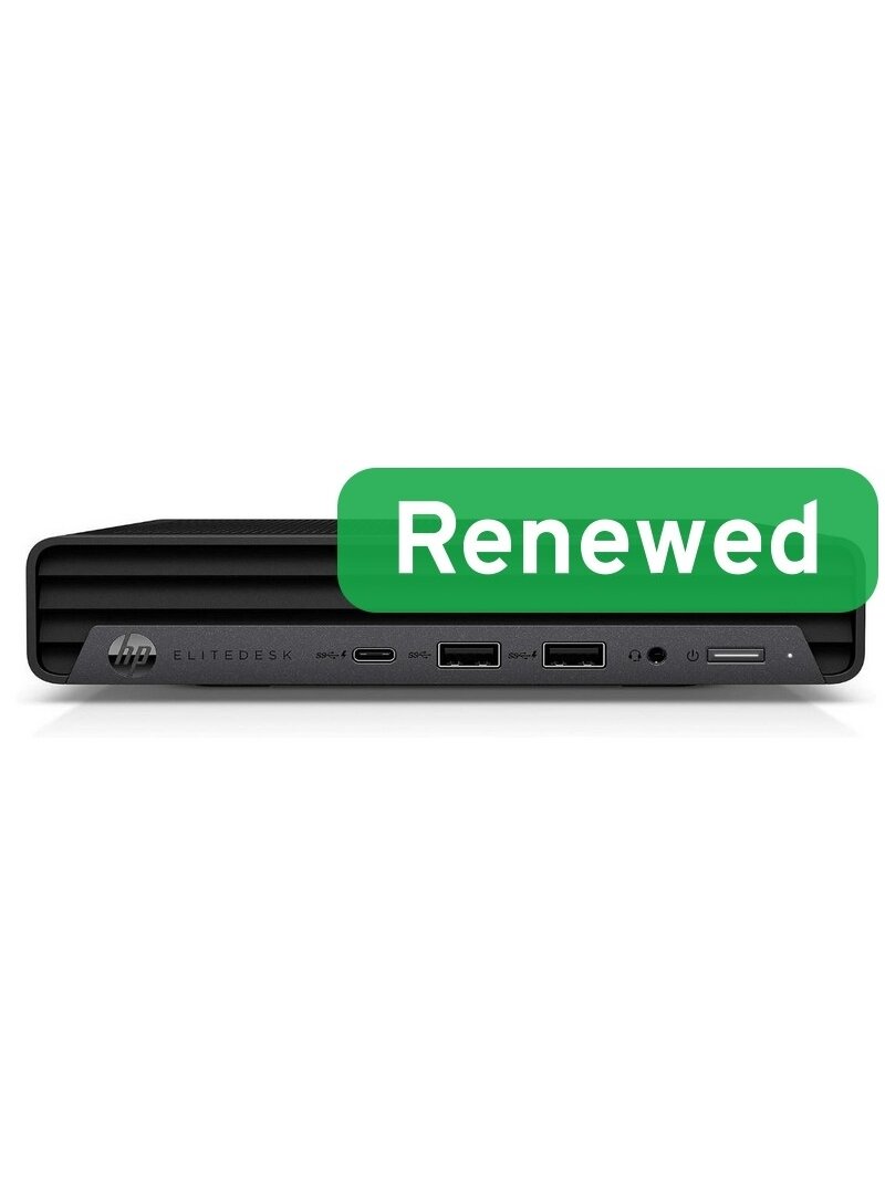 HP Renewed Grade A | EliteDesk 800 G6 Desktop Mini | Intel Core i5 | i5-10500T | 16 GB | SSD | 256 GB | Intel UHD Graphics 630 | Windows 11 Pro