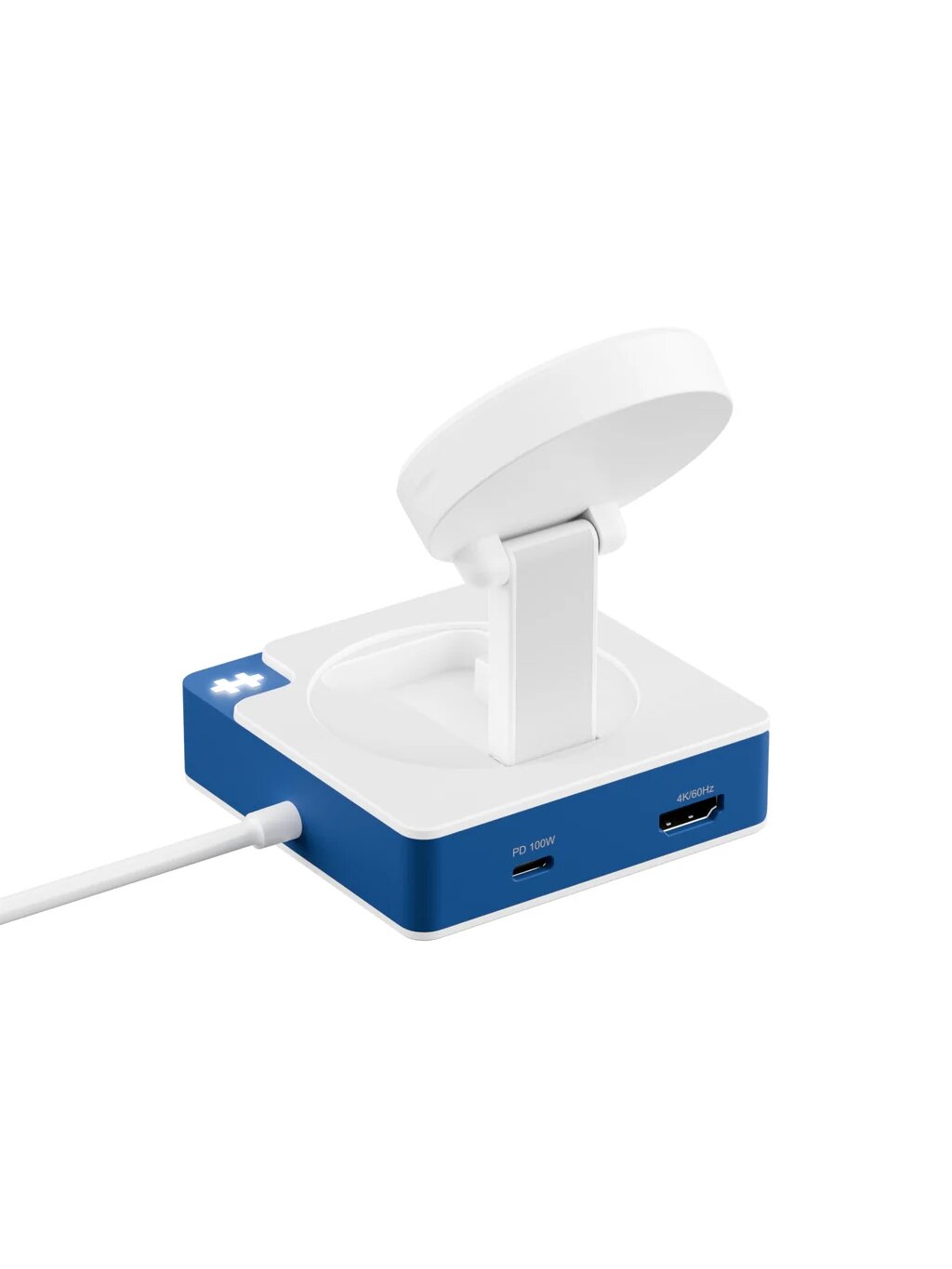 Hyper HyperDrive Flex MagCharge USB-C Hub, White/Blue | HD8100BUGL | HDMI ports quantity 1 1