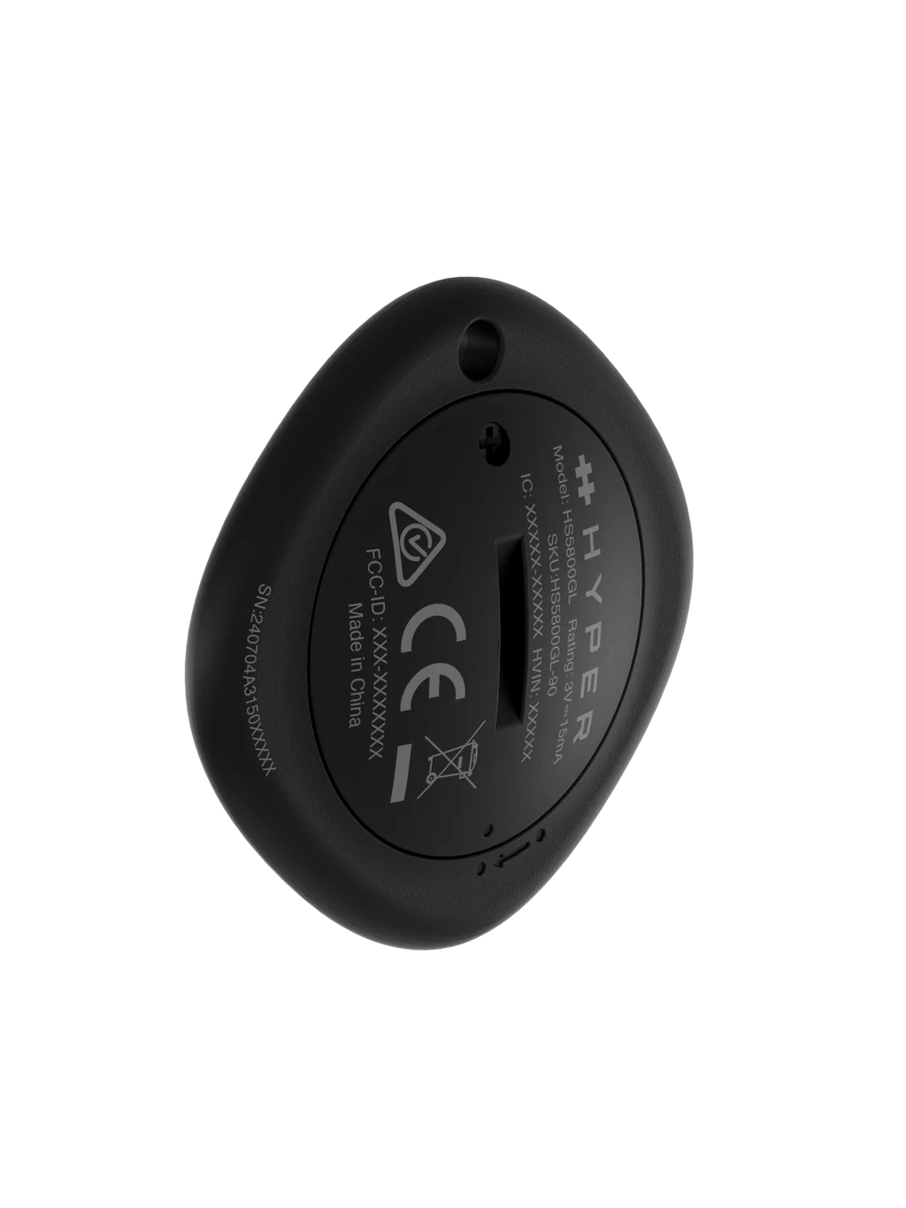 Hyper | HyperShield Universal Find My Locator/Tracker | HS5800BKGL | Black 5