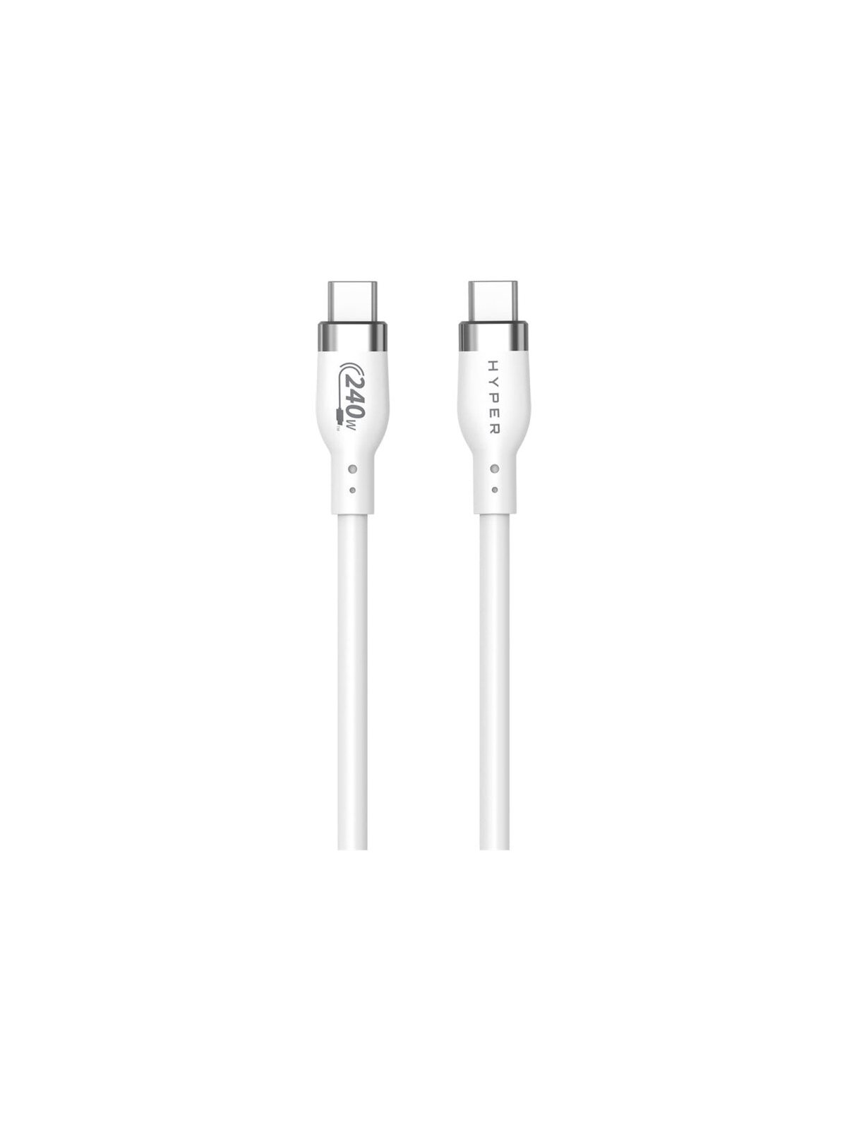 Hyper | 2M Silicone 240W USB-C Charging Cable | USB-C to USB-C Hyper | 2M Silicone 240W USB-C Charging Cable | USB-C to USB-C