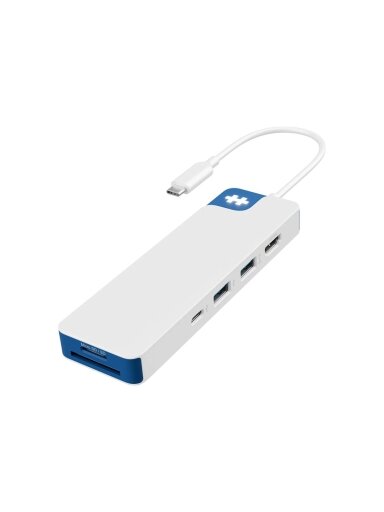 Hyper HyperDrive Flex 8 Port USB-C Hub, White/Blue | HD4102BUGL | HDMI ports quantity 1 Hyper HyperDrive Flex 8 Port USB-C Hub, White/Blue | HD4102BUGL | HDMI ports quantity 1