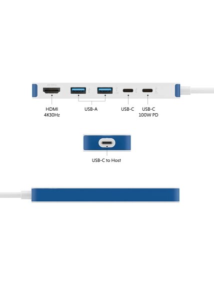 Hyper HyperDrive Flex 5 Port USB-C Hub | HD4101BUGL | HDMI ports quantity 1 5 Hyper HyperDrive Flex 5 Port USB-C Hub | HD4101BUGL | HDMI ports quantity 1 5