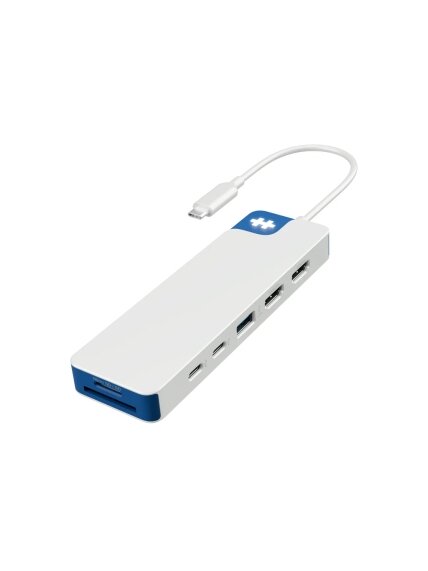 Hyper HyperDrive Flex 9 Port Dual 4K HDMI Dock, White/Blue | HD4103BUGL | HDMI ports quantity 2 2