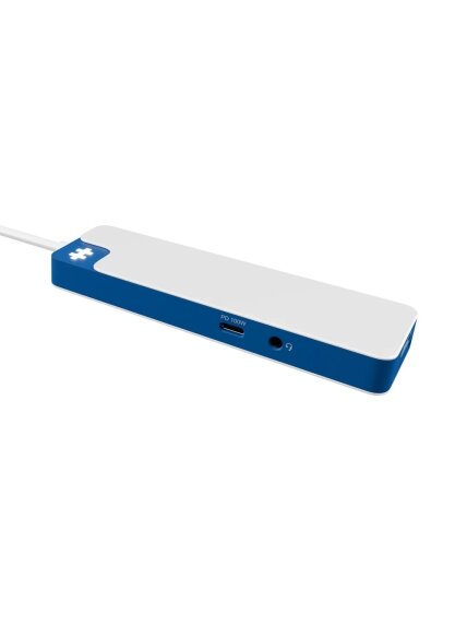 Hyper HyperDrive Flex 9 Port Dual 4K HDMI Dock, White/Blue | HD4103BUGL | HDMI ports quantity 2 3 Hyper HyperDrive Flex 9 Port Dual 4K HDMI Dock, White/Blue | HD4103BUGL | HDMI ports quantity 2 3