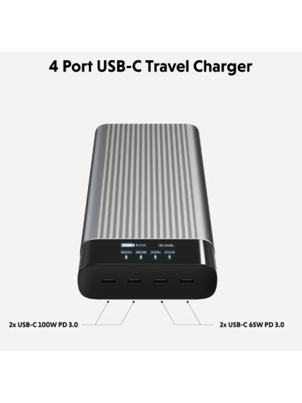 Hyper | HyperJuice 245W USB-C 100Wh Battery Pack with OLED Display 2 Hyper | HyperJuice 245W USB-C 100Wh Battery Pack with OLED Display 2
