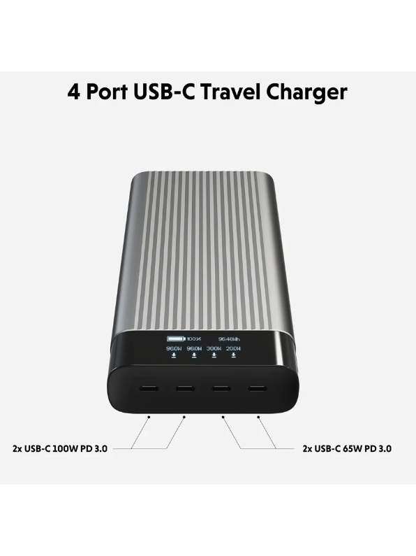 Hyper | HyperJuice 245W USB-C 100Wh Battery Pack with OLED Display 2 Hyper | HyperJuice 245W USB-C 100Wh Battery Pack with OLED Display 2