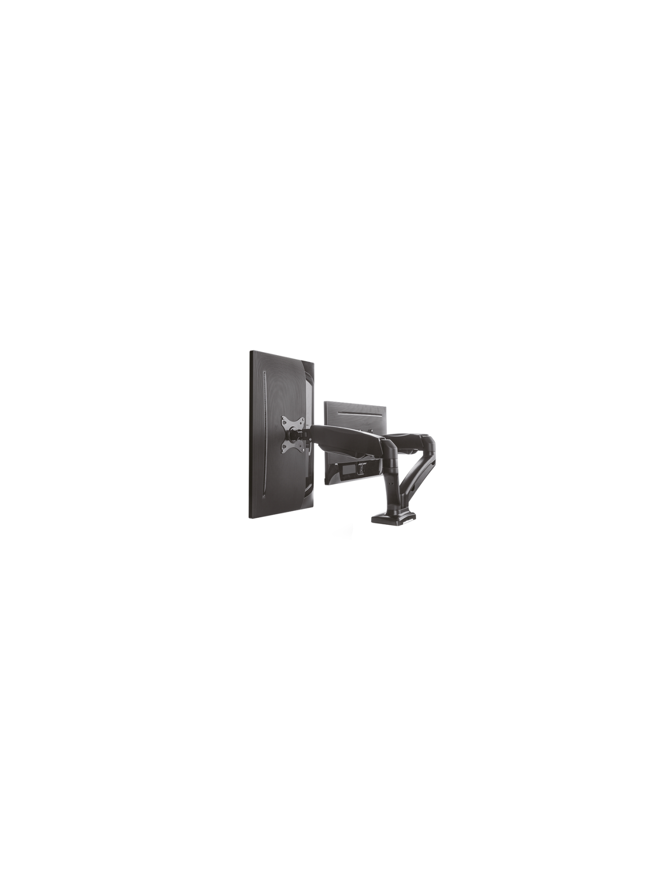 ICY BOX IB-MS304-T, Monitor stand with desk mounted base, for two screens, size up to 27'' | Raidsonic 5 ICY BOX IB-MS304-T, Monitor stand with desk mounted base, for two screens, size up to 27'' | Raidsonic 5