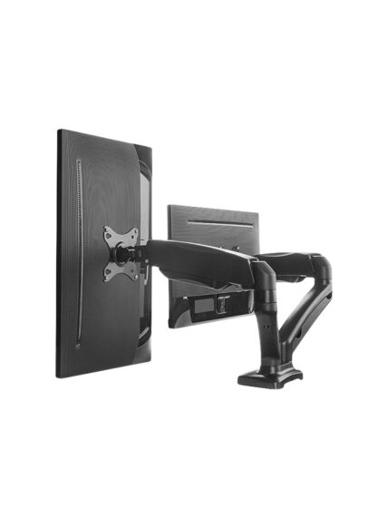 ICY BOX IB-MS304-T, Monitor stand with desk mounted base, for two screens, size up to 27'' | Raidsonic 1 ICY BOX IB-MS304-T, Monitor stand with desk mounted base, for two screens, size up to 27'' | Raidsonic 1