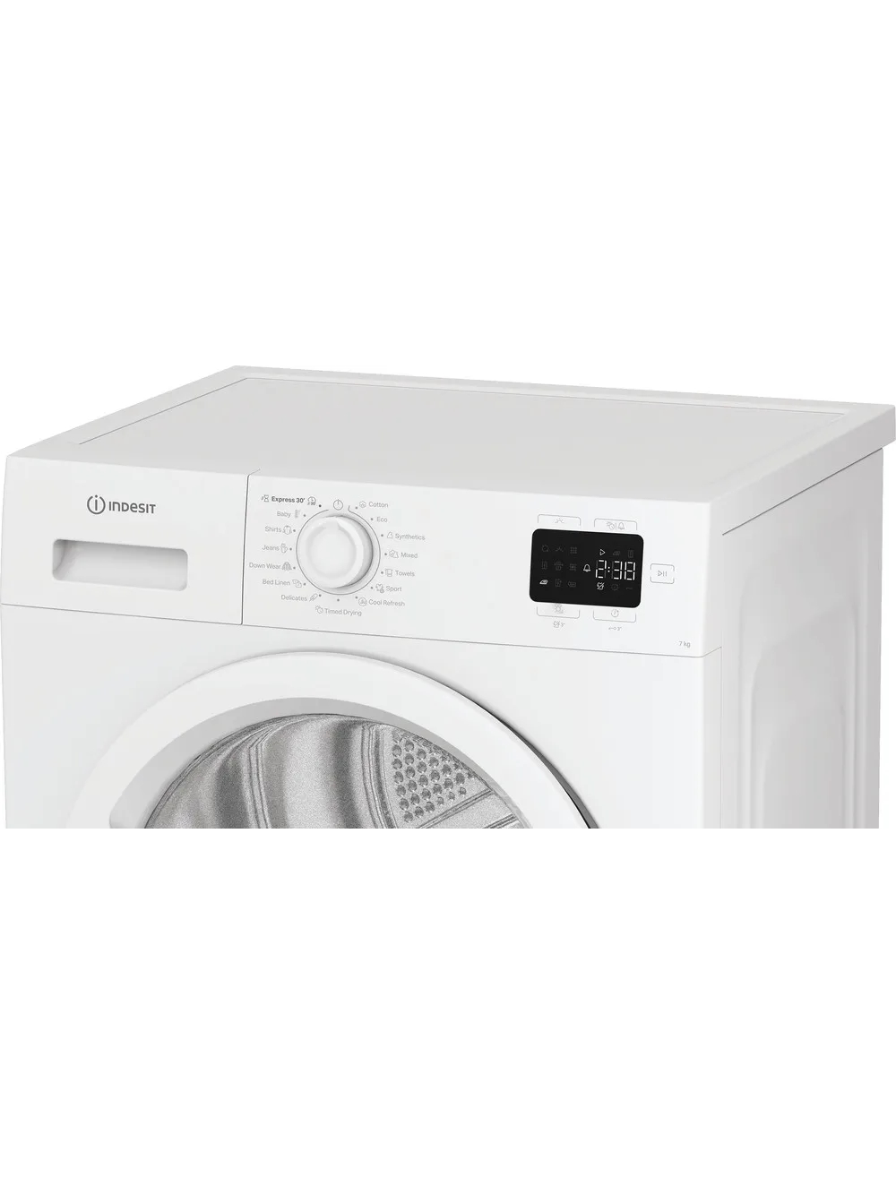 INDESIT Dryer Machine | C YSD 72D WW EE | Energy efficiency class E | Front loading | 7 kg | Heat pump | Digital | Depth 54.5 cm | White 3