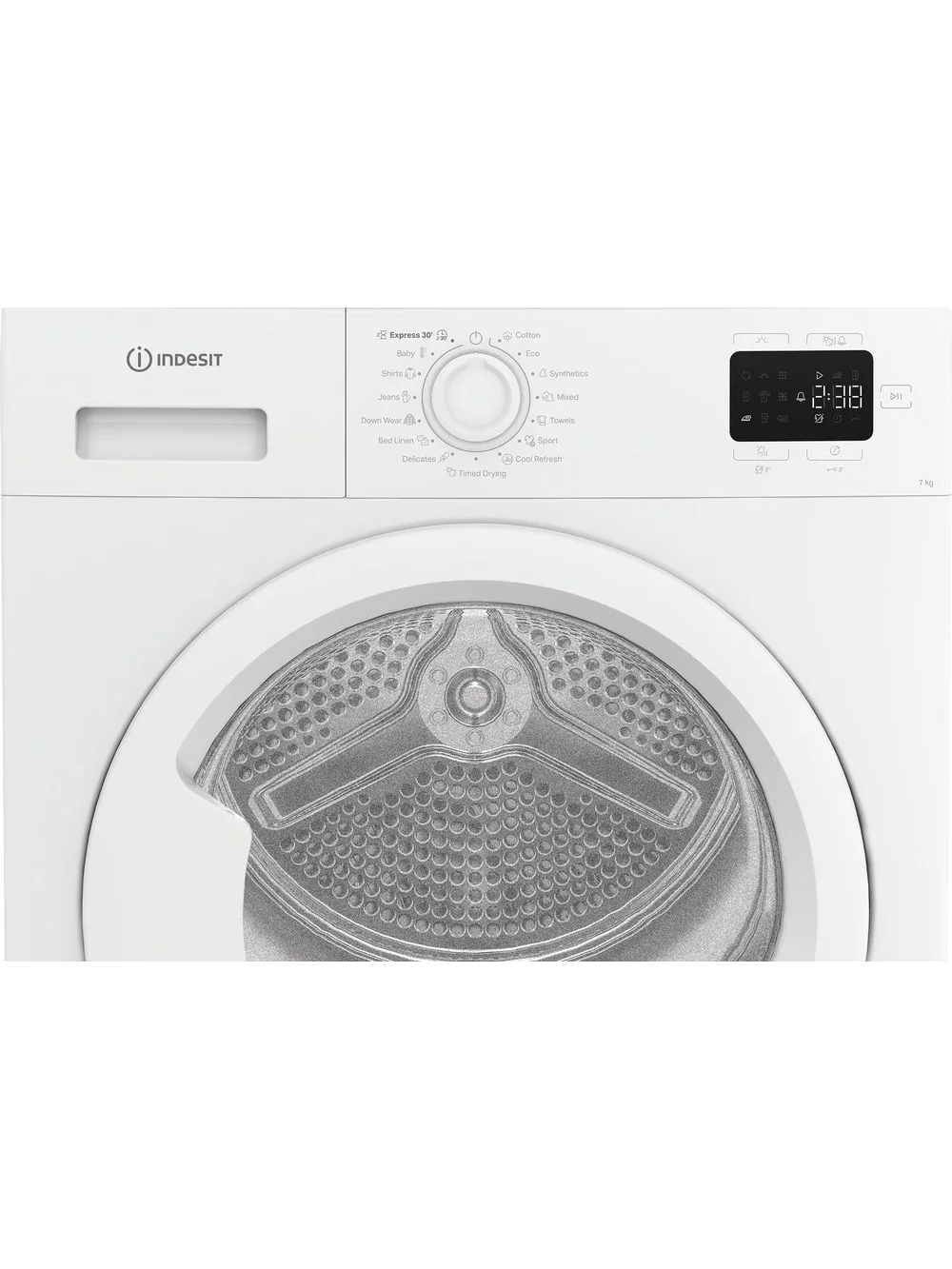 INDESIT Dryer Machine | C YSD 72D WW EE | Energy efficiency class E | Front loading | 7 kg | Heat pump | Digital | Depth 54.5 cm | White 4