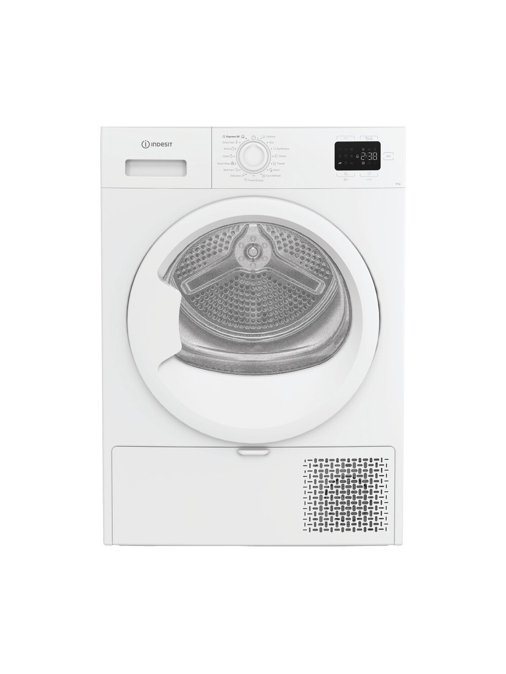 INDESIT Dryer Machine | C YSD 83D WW EE | Energy efficiency class D | Front loading | 8 kg | Heat pump | LED | Depth 54.5 cm | White 1 INDESIT Dryer Machine | C YSD 83D WW EE | Energy efficiency class D | Front loading | 8 kg | Heat pump | LED | Depth 54.5 cm | White 1