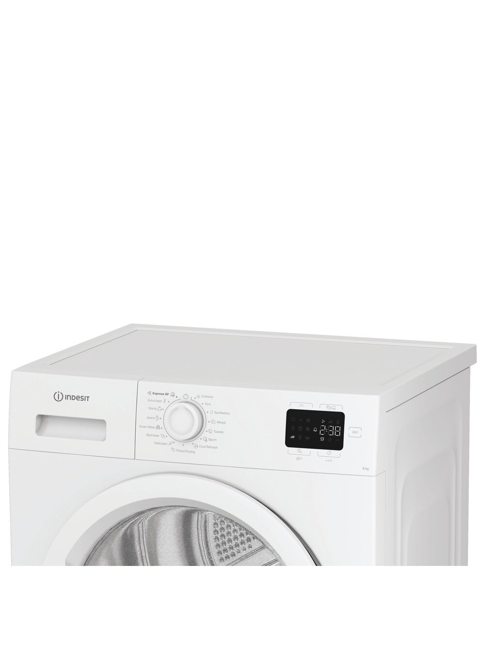 INDESIT Dryer Machine | C YSD 83D WW EE | Energy efficiency class D | Front loading | 8 kg | Heat pump | LED | Depth 54.5 cm | White 3