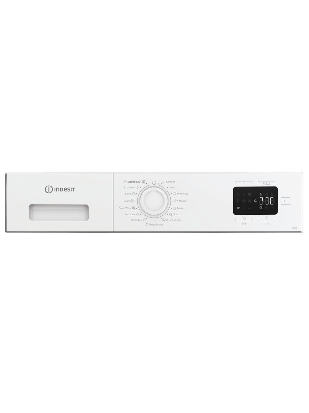 INDESIT Dryer Machine | C YSD 83D WW EE | Energy efficiency class D | Front loading | 8 kg | Heat pump | LED | Depth 54.5 cm | White 4 INDESIT Dryer Machine | C YSD 83D WW EE | Energy efficiency class D | Front loading | 8 kg | Heat pump | LED | Depth 54.5 cm | White 4