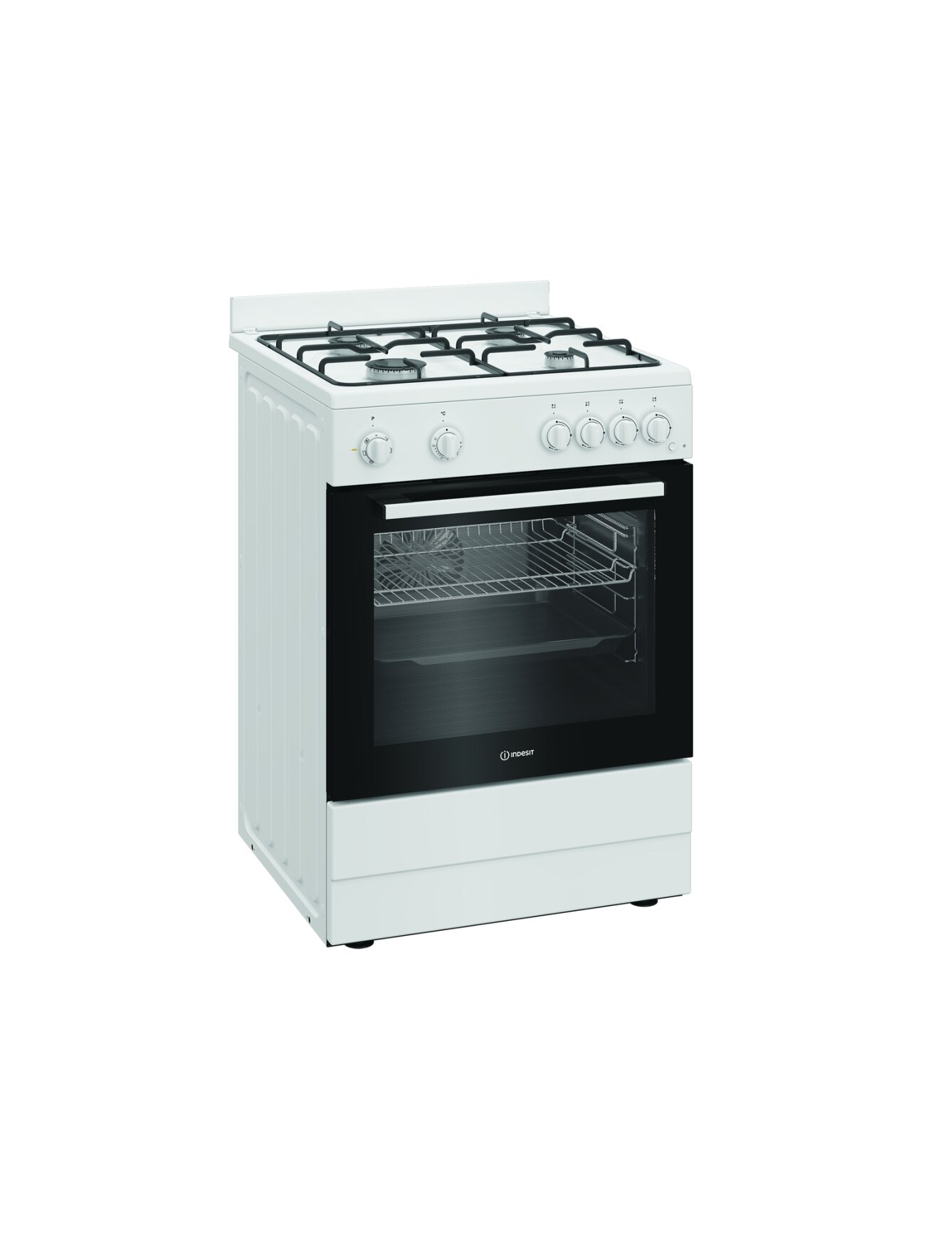 INDESIT Cooker | I6G5KCW | Hob type Gas | Oven type Electric | White | Width 60 cm | Grilling | Depth 60 cm | 72 L 4 INDESIT Cooker | I6G5KCW | Hob type Gas | Oven type Electric | White | Width 60 cm | Grilling | Depth 60 cm | 72 L 4