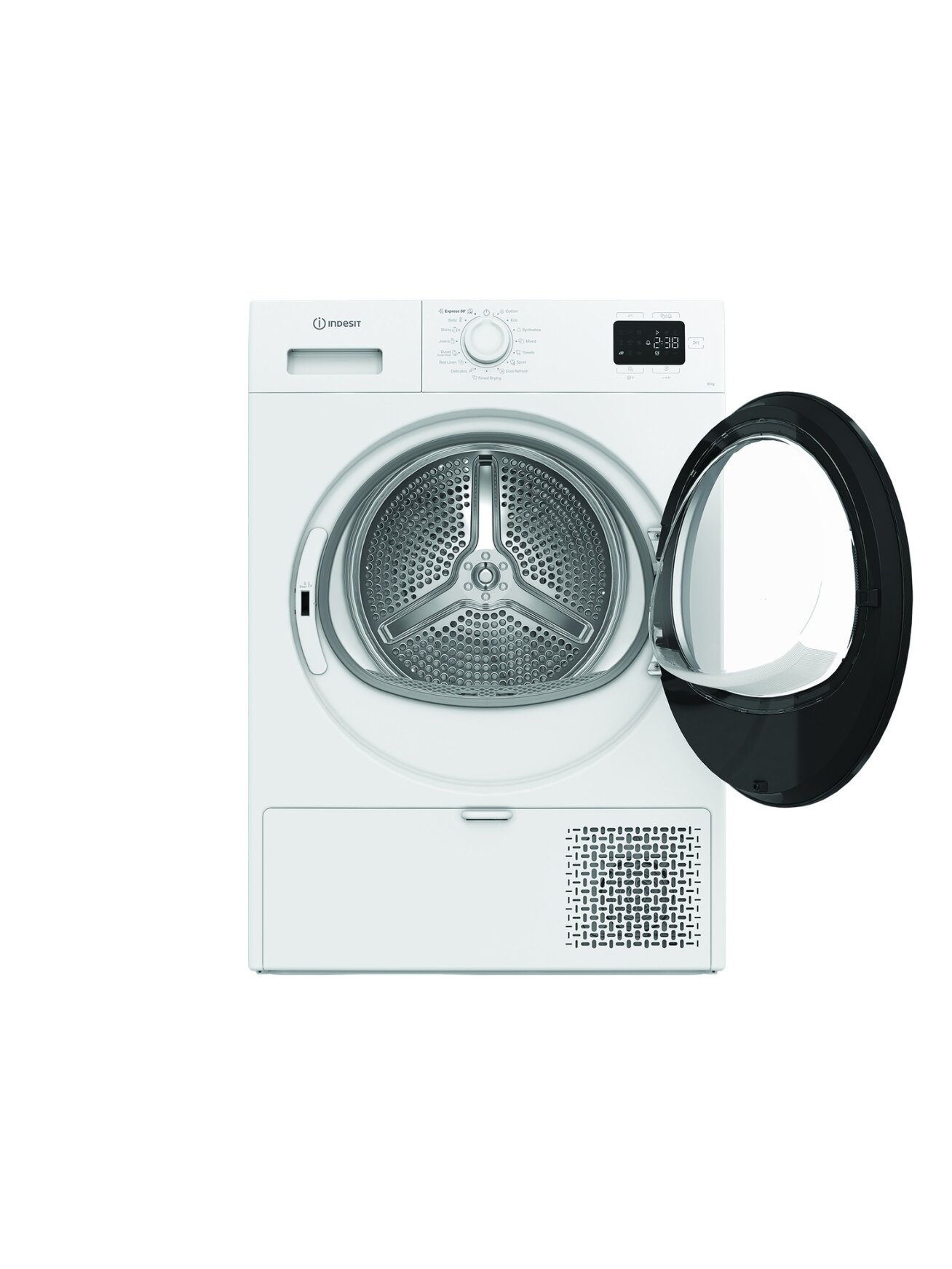 INDESIT Dryer Machine | C YD 92D WB EE | Energy efficiency class E | Front loading | 9 kg | Digital | Depth 60.7 cm | White 2