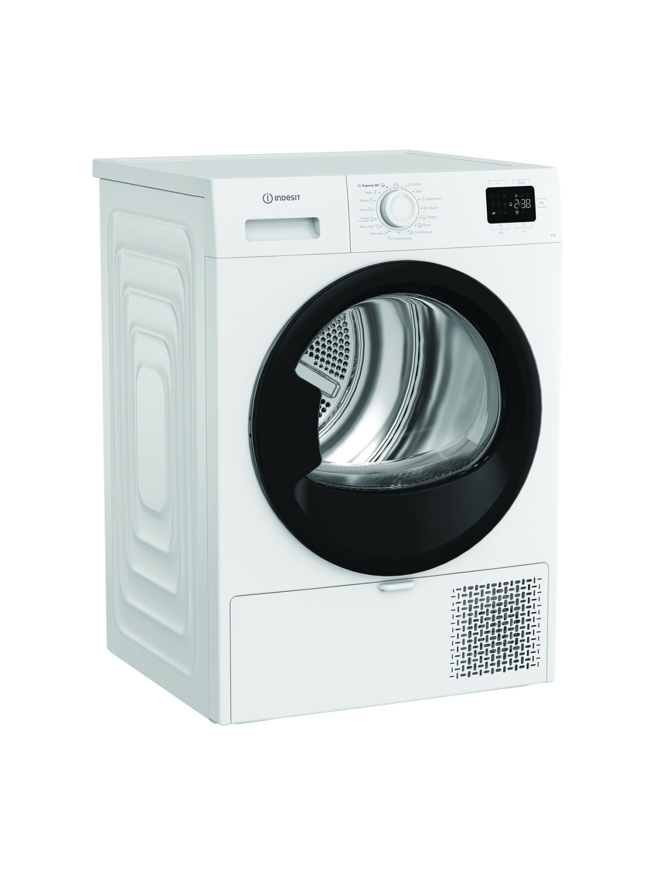 INDESIT Dryer Machine | C YD 92D WB EE | Energy efficiency class E | Front loading | 9 kg | Digital | Depth 60.7 cm | White 3