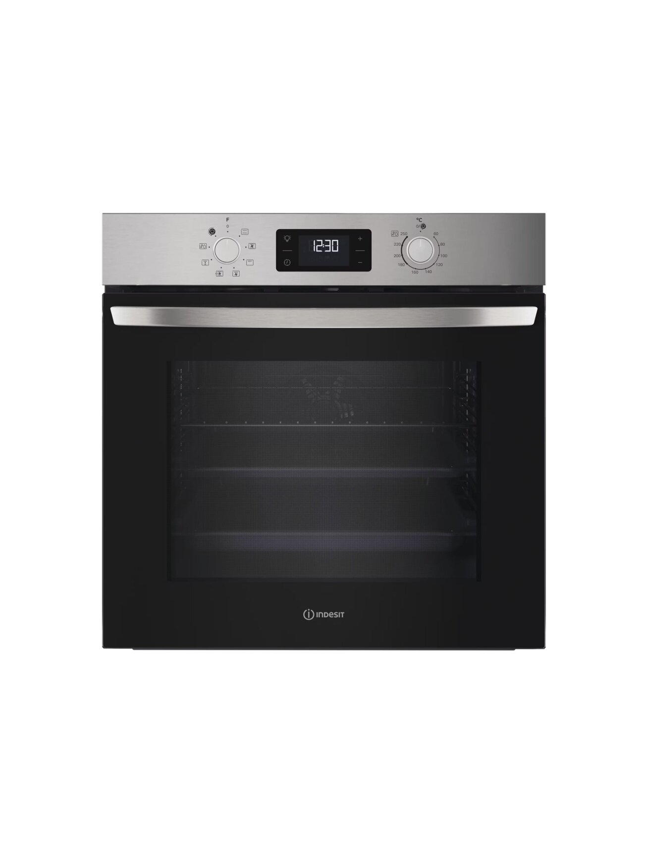 INDESIT Oven | IO 255HU X | 71 L | Electric | Hydrolytic | Electronic | Height 59.5 cm | Width 59.5 cm | Stainless steel