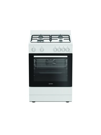INDESIT Cooker | I6G5KCW | Hob type Gas | Oven type Electric | White | Width 60 cm | Grilling | Depth 60 cm | 72 L INDESIT Cooker | I6G5KCW | Hob type Gas | Oven type Electric | White | Width 60 cm | Grilling | Depth 60 cm | 72 L