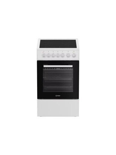 INDESIT Cooker | IS5V5GSW/P | Hob type Ceramic | Oven type Electric | White | Width 50 cm | Depth 60 cm | 55 L INDESIT Cooker | IS5V5GSW/P | Hob type Ceramic | Oven type Electric | White | Width 50 cm | Depth 60 cm | 55 L