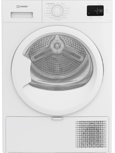 INDESIT Dryer Machine | C YSD 72D WW EE | Energy efficiency class E | Front loading | 7 kg | Heat pump | Digital | Depth 54.5 cm | White INDESIT Dryer Machine | C YSD 72D WW EE | Energy efficiency class E | Front loading | 7 kg | Heat pump | Digital | Depth 54.5 cm | White