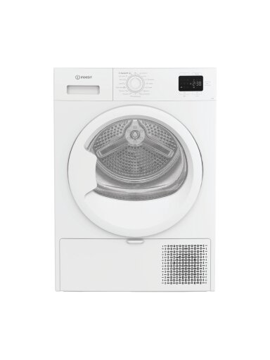 INDESIT Dryer Machine | C YSD 83D WW EE | Energy efficiency class D | Front loading | 8 kg | Heat pump | LED | Depth 54.5 cm | White INDESIT Dryer Machine | C YSD 83D WW EE | Energy efficiency class D | Front loading | 8 kg | Heat pump | LED | Depth 54.5 cm | White