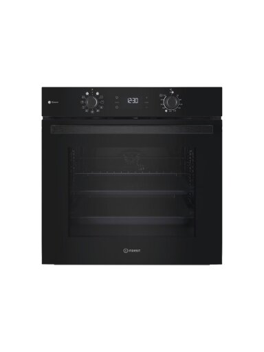 INDESIT Oven | IO K58HS B | 71 L | Electric | Hydrolytic | Electronic | Height 59.5 cm | Width 59.5 cm | Black INDESIT Oven | IO K58HS B | 71 L | Electric | Hydrolytic | Electronic | Height 59.5 cm | Width 59.5 cm | Black