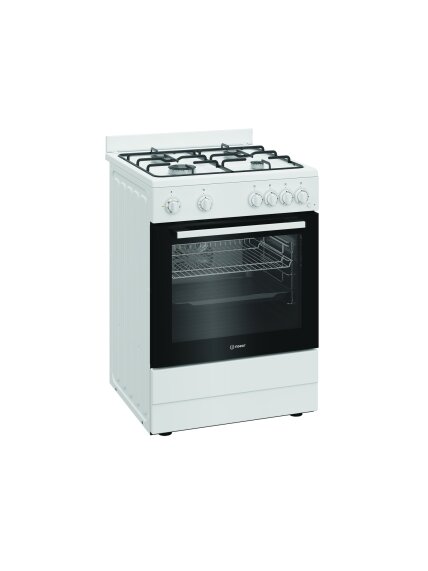 INDESIT Cooker | I6G5KCW | Hob type Gas | Oven type Electric | White | Width 60 cm | Grilling | Depth 60 cm | 72 L 4 INDESIT Cooker | I6G5KCW | Hob type Gas | Oven type Electric | White | Width 60 cm | Grilling | Depth 60 cm | 72 L 4