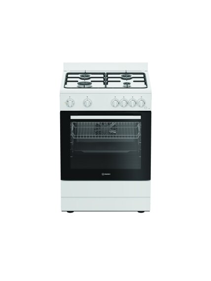 INDESIT Cooker | I6G5KCW | Hob type Gas | Oven type Electric | White | Width 60 cm | Grilling | Depth 60 cm | 72 L 1